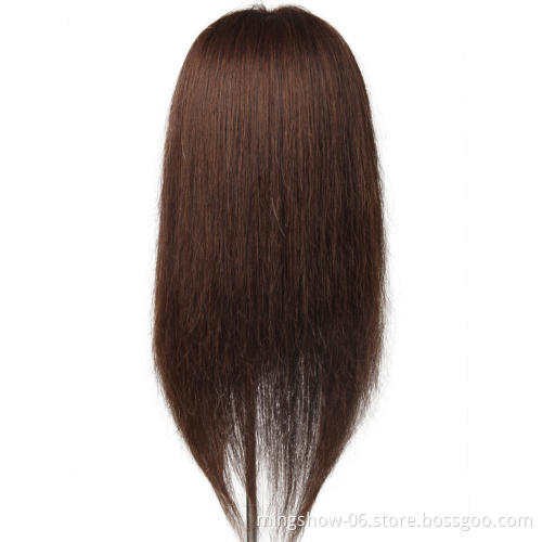 Beautiful wholesale 100%Real human hair mannequin head cosmetology